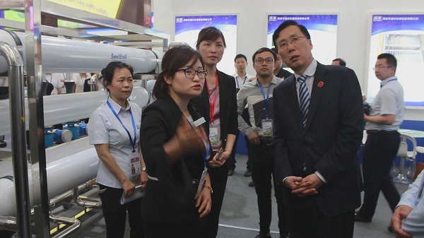 <b>2017年西洽會(huì)內(nèi)陜西省政府魏增軍副省長(zhǎng)考察指導(dǎo)工作</b>